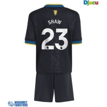 Manchester United Luke Shaw #23 Rezervni Dres za djecu 2025-26 Kratak Rukav (+ Kratke hlače)